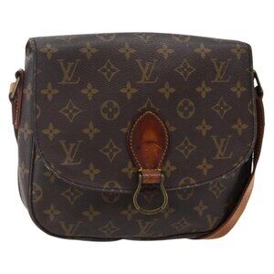 LOUIS VUITTON Monogram Saint Cloud GM Shoulder Bag M51242 LV Auth 146821